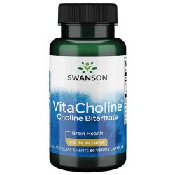 Swanson VitaCholine Choline Bitartrate 300mg Capsules 60