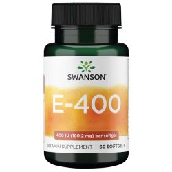 Swanson Vitamin E 400iu Softgels 60