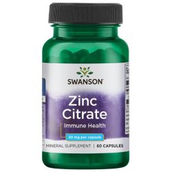 Swanson Zinc Citrate 30mg Capsules 60