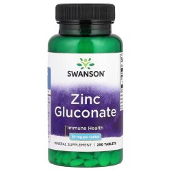 Swanson Zinc Gluconate 30mg Tablets 250