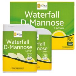 SC Nutra Waterfall D-Mannose Lemon 1000mg Tablets 50