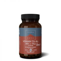 Terranova Vitamin D3 2000iu with K2 100ug Capsules 50