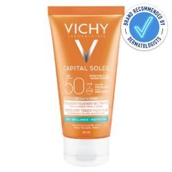 Vichy Capital Soleil Dry Touch Face Fluid SPF50 50ml is recommended by dermatoloigsts