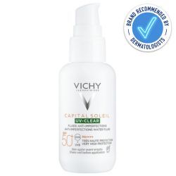 Vichy Capital Soleil UV-Clear Anti-Imperfection Water Fluid 40ml recommended by a dermatologist