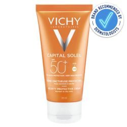 Vichy Capital Soleil Velvety Cream SPF50+ 50ml recommended by dermatologists