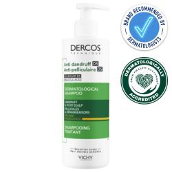 Vichy Dercos Anti-Dandruff Shampoo for Dry Hair 390ml recommended by dermatologists