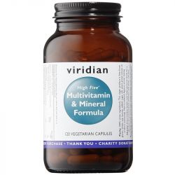 Viridian HIGH FIVE Multivitamin & Mineral Formula Veg Caps 120