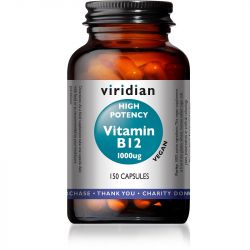 Viridian High Potency Vitamin B12 1000ug Capsules 150