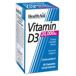 HealthAid Vitamin D3 20,000iu Capsules 30