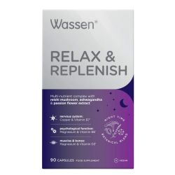 Wassen Relax & Replenish Capsules 90