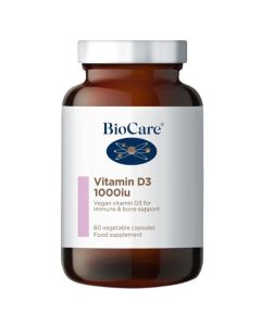 Biocare Vitamin D3 1000iu Vegicaps 60