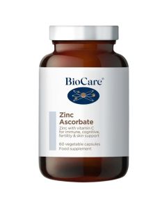BioCare Zinc Ascorbate Vegicaps 60