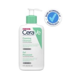 Cerave Foaming Cleanser 236ml is recommended by dermatologists