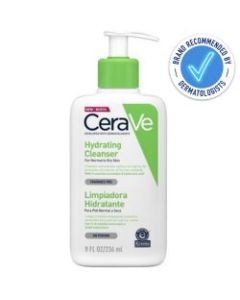 Cerave Hydrating Cleanser 236ml is recommended by dermatologists