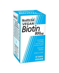 HealthAid Biotin 800ug Tablets 30