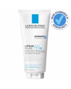 La Roche-Posay Lipikar Baume AP+M 200ml is recommended by dermatologists