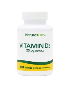 Natures Plus Vitamin D3 1000iu Softgels 180