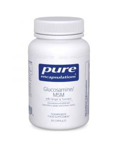 Pure Encapsulations Glucosamine/ MSM with Ginger & Turmeric Capsules 60