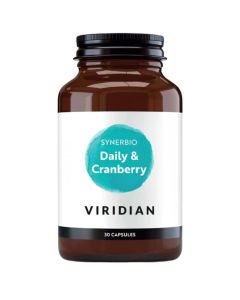 Viridian Synbiotic Daily Plus Cranberry Veg Caps 30