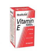 HealthAid Vitamin E 1000iu Natural Capsules 30