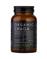 Kiki Health Organic Chaga Mushroom Extract 60 vegetarian capsules