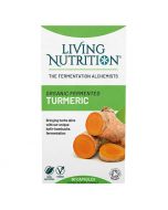 Living Nutrition Organic Fermented Turmeric Caps 60