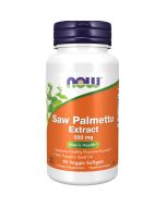 NOW Foods Saw Palmetto Extract with Pumpkin Seed Oil 320mg Veg Softgels 90
