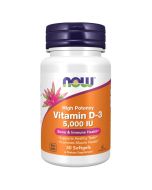 NOW Foods Vitamin D3 5000iu Softgels 30