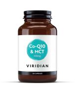 Viridian Co-enzyme Q10 100mg with MCT Veg Caps 30
