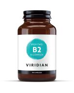  Viridian HIGH TWO Vitamin B2 with B-Complex Veg Caps 90
