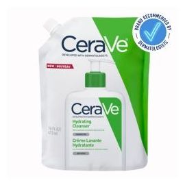 CeraVe Hydrating Cleanser Refill 473ml dermatologist stamp
