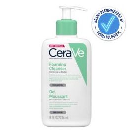 Cerave Foaming Cleanser 236ml is recommended by dermatologists