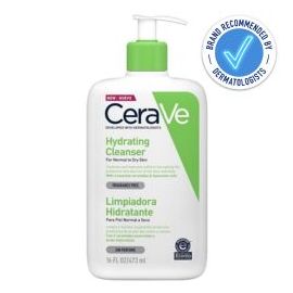 Cerave Hydrating Cleanser 473ml is recommended by dermatologists