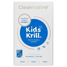Cleanmarine Krill Oil for Kids 200mg Gelcaps 60