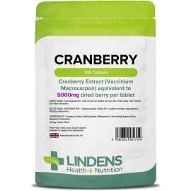 Lindens Cranberry Juice 5000mg tablets 100
