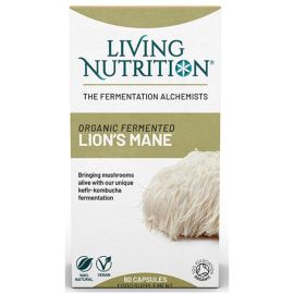 Living Nutrition Organic Fermented Lion's Mane Caps 60