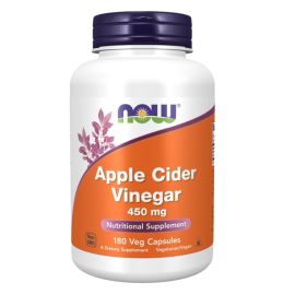 NOW Foods Apple Cider Vinegar 450mg Capsules 180