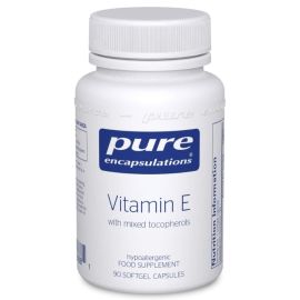 Pure Encapsulations Vitamin E (mixed tocopherols) Capsules 90