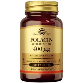Solgar Folacin (Folic Acid) 400mcg Tablets 100