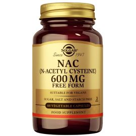 Solgar NAC (N-Acetyl-L-Cysteine) 600mg Vegicaps 60