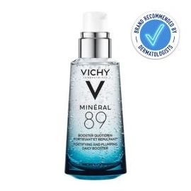 Vichy Mineral 89 Hyaluronic Acid Booster 50ml recommended by dermatologists