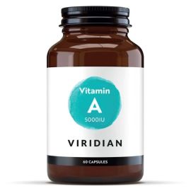 Viridian Vitamin A 5000IU Capsules 60