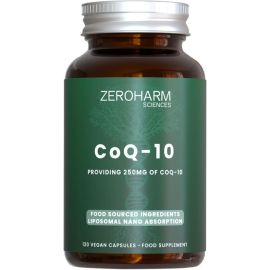 ZeroHarm Liposomal CoQ-10 250mg Capsules 120