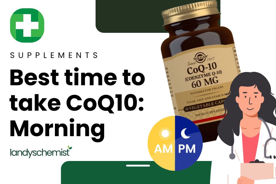 coq10 is best taken in the morning