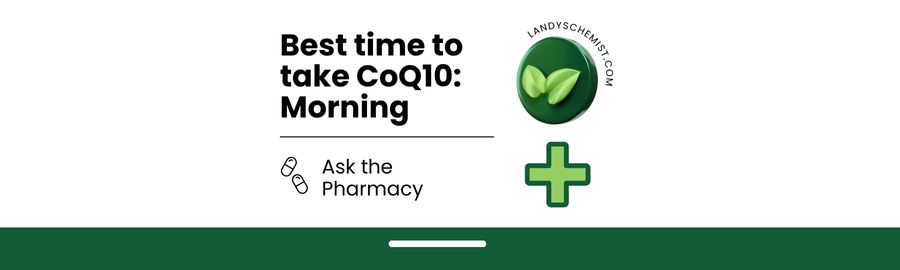 take coq10 in the morning with breakfast