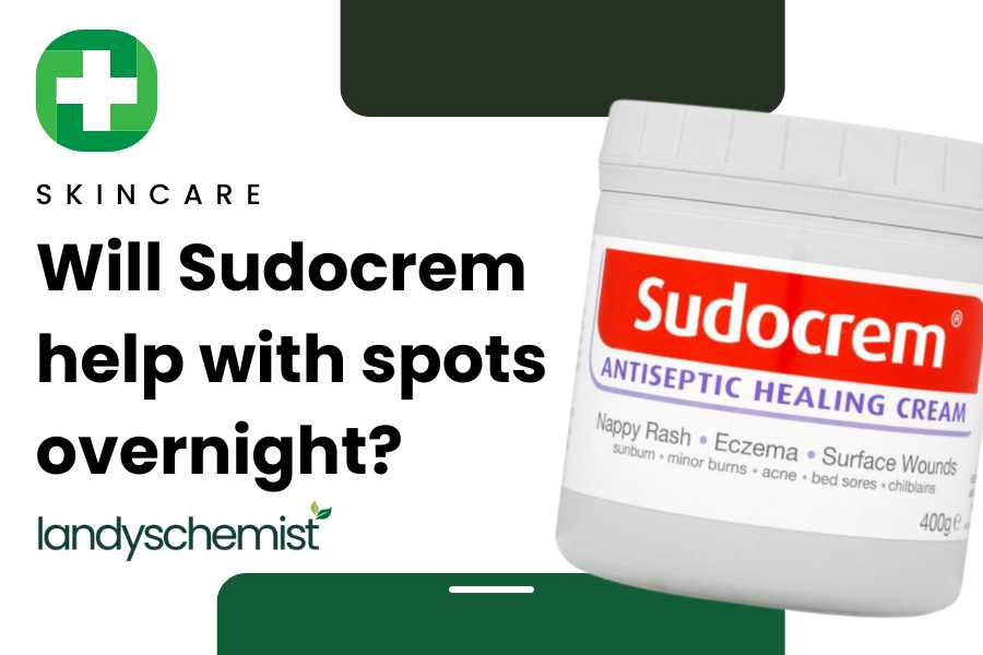 does sudocrem help spots overnight