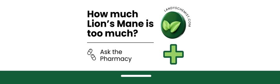 how much lions mane is safe to take